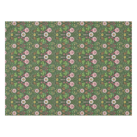 Nappe Jardin sauvage en vert (Devant (Horizontal))