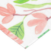 Nappe Jardin tropical, plumeria hibiscus et feuilles de  (Angle)