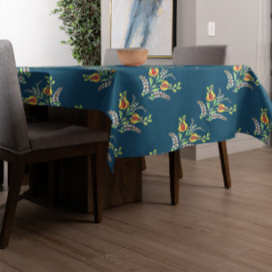 Nappe jaune blanc hongrois floral