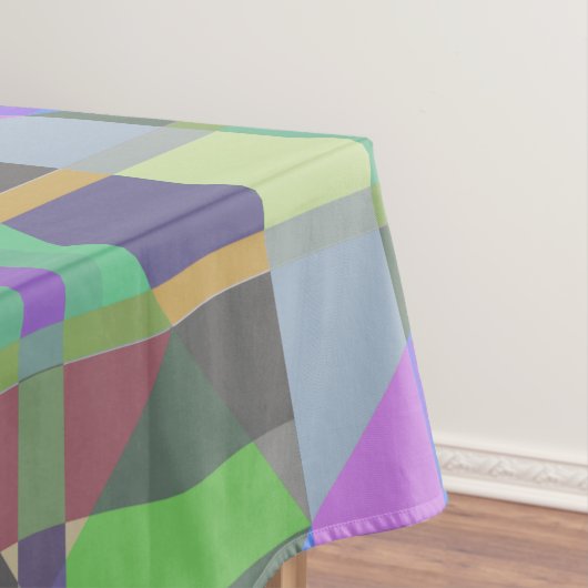 Nappe Jaune bleu violet géométrique (In Situ)