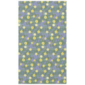 Nappe Jaune clair et périphérique Rose bleu Mariage flor (Devant)