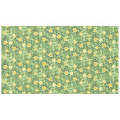Nappe Jaune clair et vert pâle Rose Mariage floral (Devant (Horizontal))