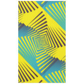 Nappe Jaune clair vert Abstrait Motif de style jungle (Devant)