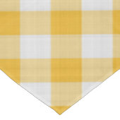 Nappe Jaune En vichy Plaid À damiers Motif (Angle)