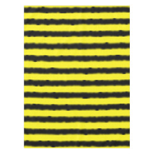 Nappe Jaune idiot/noir Abeille-Comme le motif de rayures
