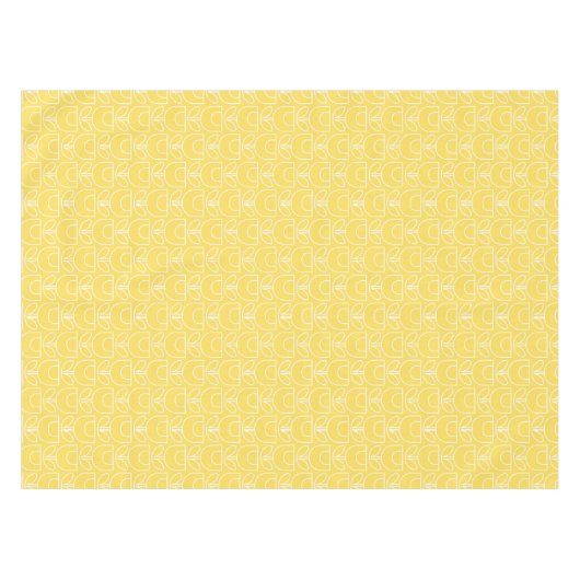 Nappe jaune MCM Tulip (Devant (Horizontal))