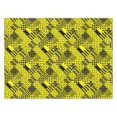 Nappe Jaune Noir Mixte Conception Motif Patchwork (Devant (Horizontal))