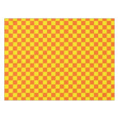 Nappe Jaune Orange À damiers Vérifier la conception (Devant (Horizontal))