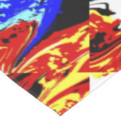 Nappe jaune rouge abstraite de blanc de noir bleu (Angle)