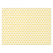 Nappe Jaune Rustique Floral Oeuf de Pâques Linocut (Devant (Horizontal))