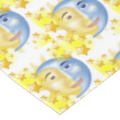 Nappe Jaune Soleil Bleu Lune Jaune Étoiles (Angle)