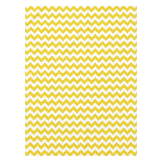 Nappe Jaune Zigzag, Jaune Chevron, Motif géométrique (Devant)