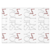 Nappe Je suis à toi, la Saint-Valentin. (Devant (Horizontal))