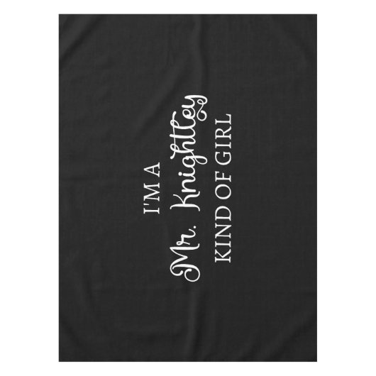 Nappe Je suis une fille de M. Knightley (Devant)