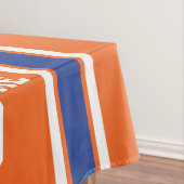 Nappe Jersey de sport personnalisé orange et bleu (In Situ)
