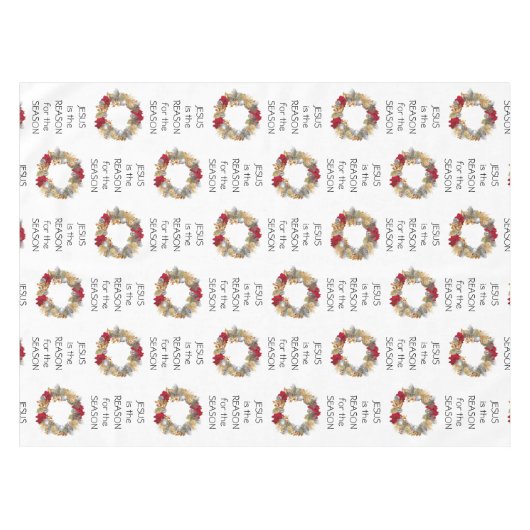 Nappe JÉSUS MOTIF SUR MESURE SAISON Noël (Devant (Horizontal))