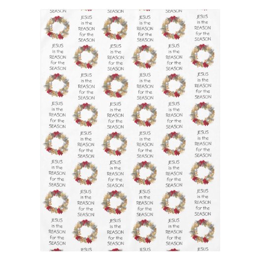 Nappe JÉSUS MOTIF SUR MESURE SAISON Noël (Devant)