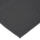 Nappe Jet noir couleur solide (Angle)