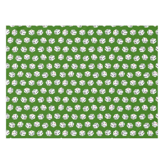 Nappe Jeu mignon dés motif table de fête (Devant (Horizontal))