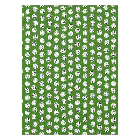 Nappe Jeu mignon dés motif table de fête (Devant)