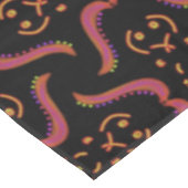 Nappe Jimette Design rose orange noir (Angle)