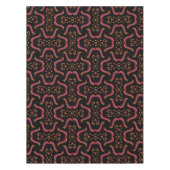 Nappe Jimette Design rose orange noir (Devant)