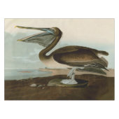 Nappe John James Audubon Peinture Pélicane Brown (Devant (Horizontal))
