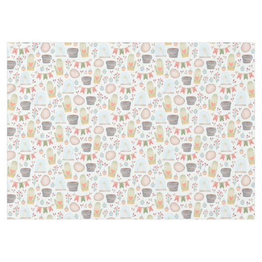 Nappe Joie de Noël mignonne Motif d'aquarelle transparen (Devant (Horizontal))