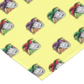 Nappe Joker coloré casquette motif jaune (Angle)