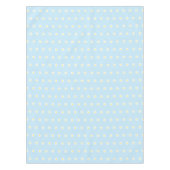 Nappe Joli bleu clair jaune blanc motif fleur marguerite (Devant)