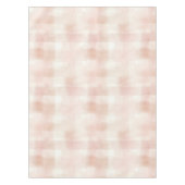 Nappe Joli carreau rose pêche crème (Devant)