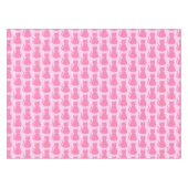 Nappe Joli Chat de fille rose Bébé Motif (Devant (Horizontal))