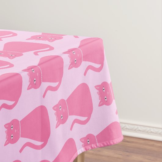 Nappe Joli Chat de fille rose Bébé Motif (In Situ)