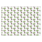 Nappe Joli chimpanzé dans la jungle suspendu dessin anim (Devant (Horizontal))