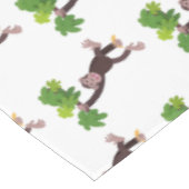 Nappe Joli chimpanzé dans la jungle suspendu dessin anim (Angle)