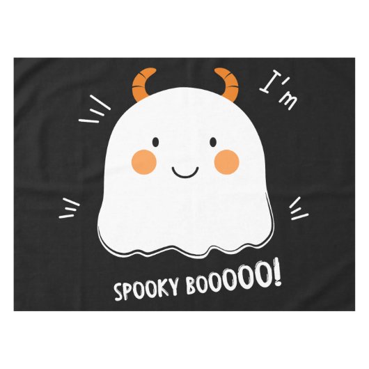 Nappe Joli Éffrayant Boo Demon Ghost (Devant (Horizontal))