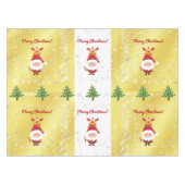 Nappe Joli et amusant Rudolph Père Noël arbres de Noël (Devant (Horizontal))