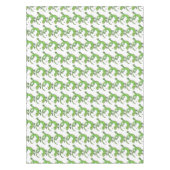 Nappe Joli gecko vert salutations avec dessin animé (Devant)