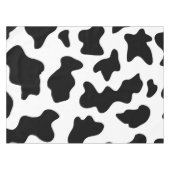 Nappe joli imprimé noir et blanc de vaches laitières de  (Devant (Horizontal))