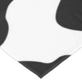 Nappe joli imprimé noir et blanc de vaches laitières de  (Angle)