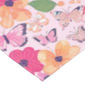 Nappe Joli jardin de fleurs roses (Angle)