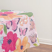 Nappe Joli jardin de fleurs roses (In Situ)