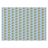 Nappe Joli lenteur loris sur dessin de branche (Devant (Horizontal))