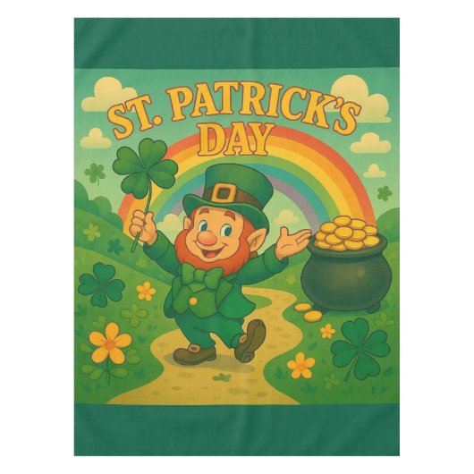 Nappe Joli lutin fantaisiste de la Saint-Patrick (Devant)