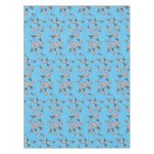 Nappe Joli motif caricature de calmar rose (Devant)