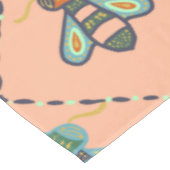 Nappe Joli motif d'abeille coloré (Angle)