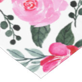 Nappe Joli Motif d'aquarelle rouge hiver rose rose (Angle)