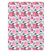 Nappe Joli Motif d'aquarelle rouge hiver rose rose (Devant)