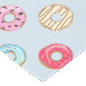 Nappe Joli motif de beignet glacé bleu clair (Angle)