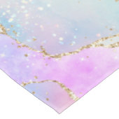 Nappe Joli Pastel Agate | Aquarelle de la veine Parties  (Angle)